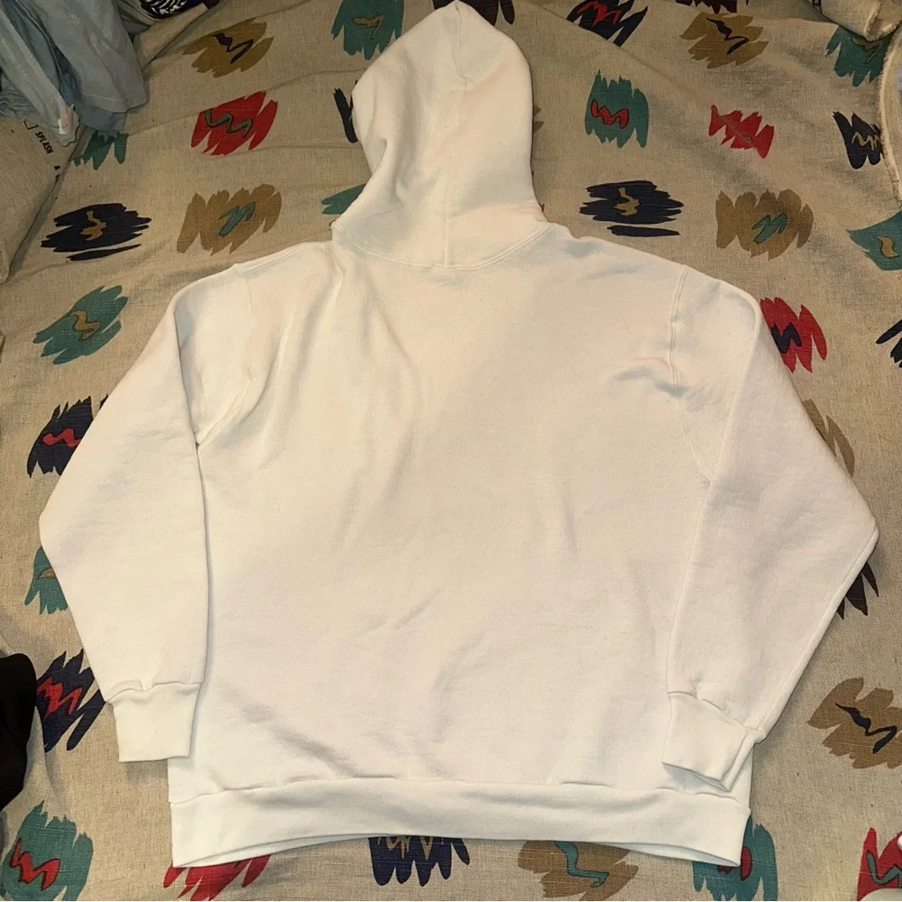 Vintage 80s Indiana University Russell Athletic White Hoodie - Picture 5 of 7